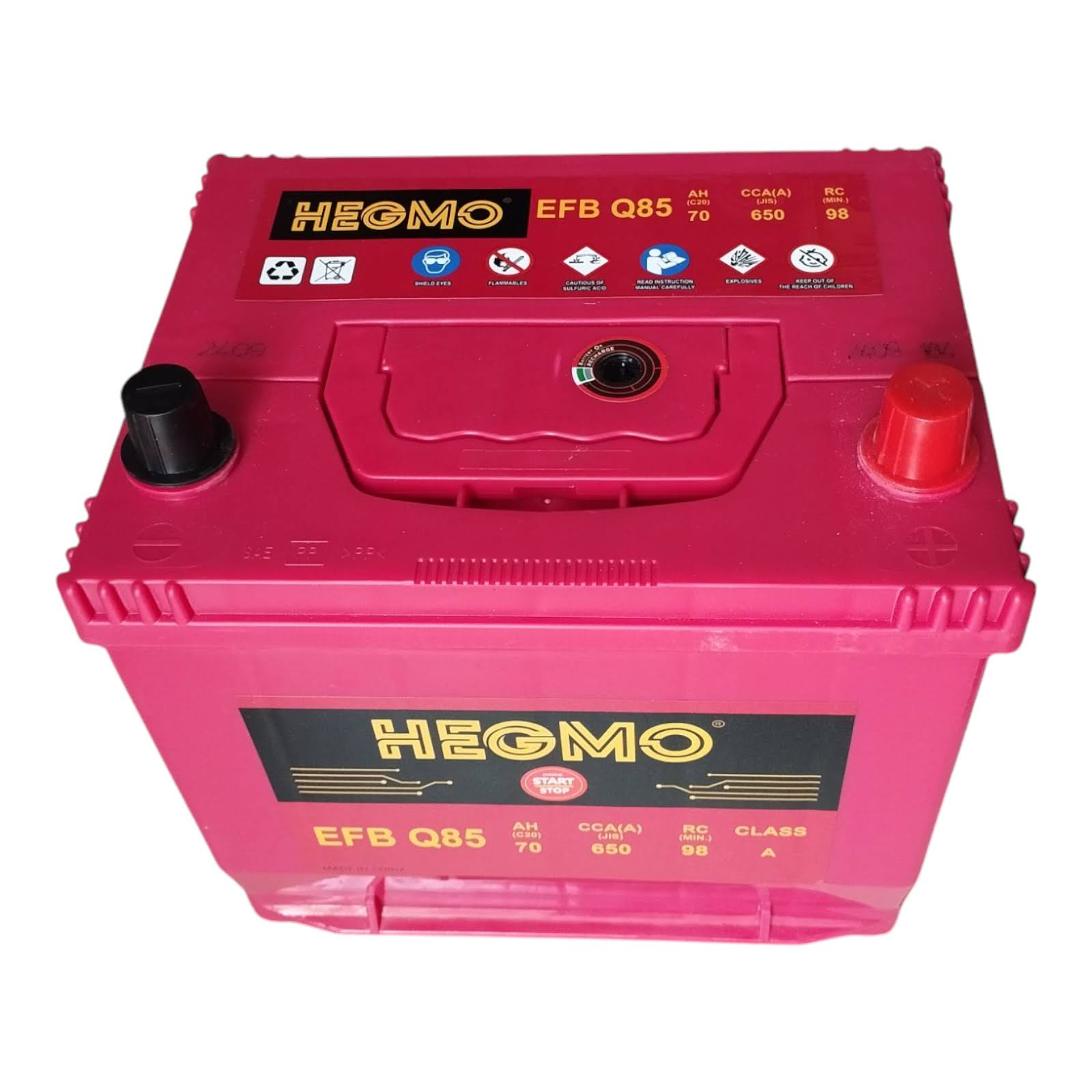 Q85 Hegmo EFB 12V 70Ah 650CCA Battery for Start-Stop Vehicle