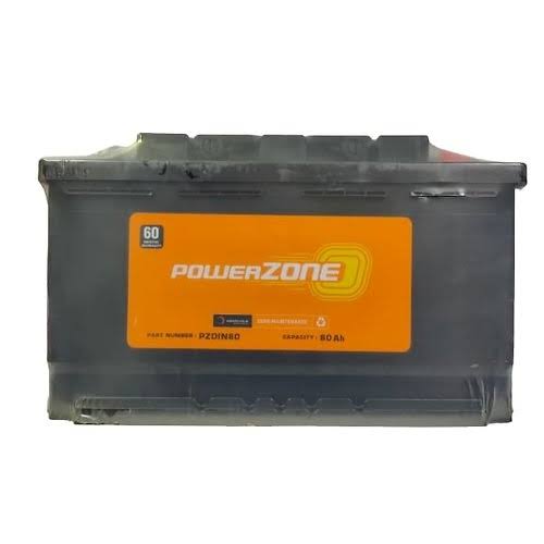 POWERZONE DIN 80 80AH LEFT CAR BATTERY