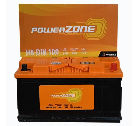 POWERZONE DIN100 60038 100 AH LEFT CAR BATTERY 900CCA